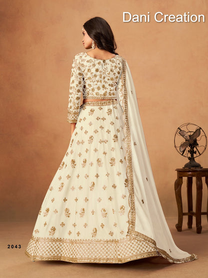 Mehvish Vol 24 Dani Creation Organza Lehenga Choli Wholesaler India