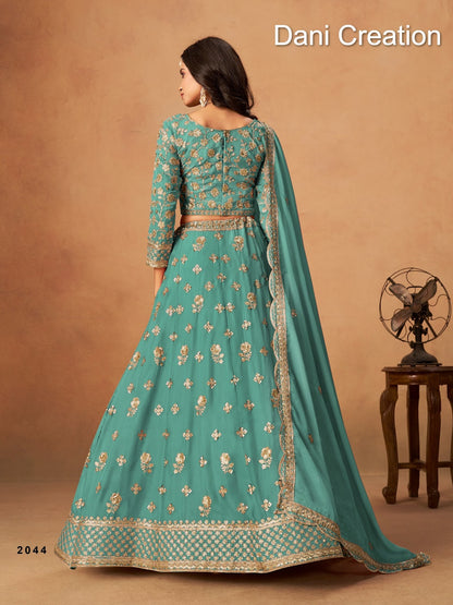 Mehvish Vol 24 Dani Creation Organza Lehenga Choli Wholesaler India