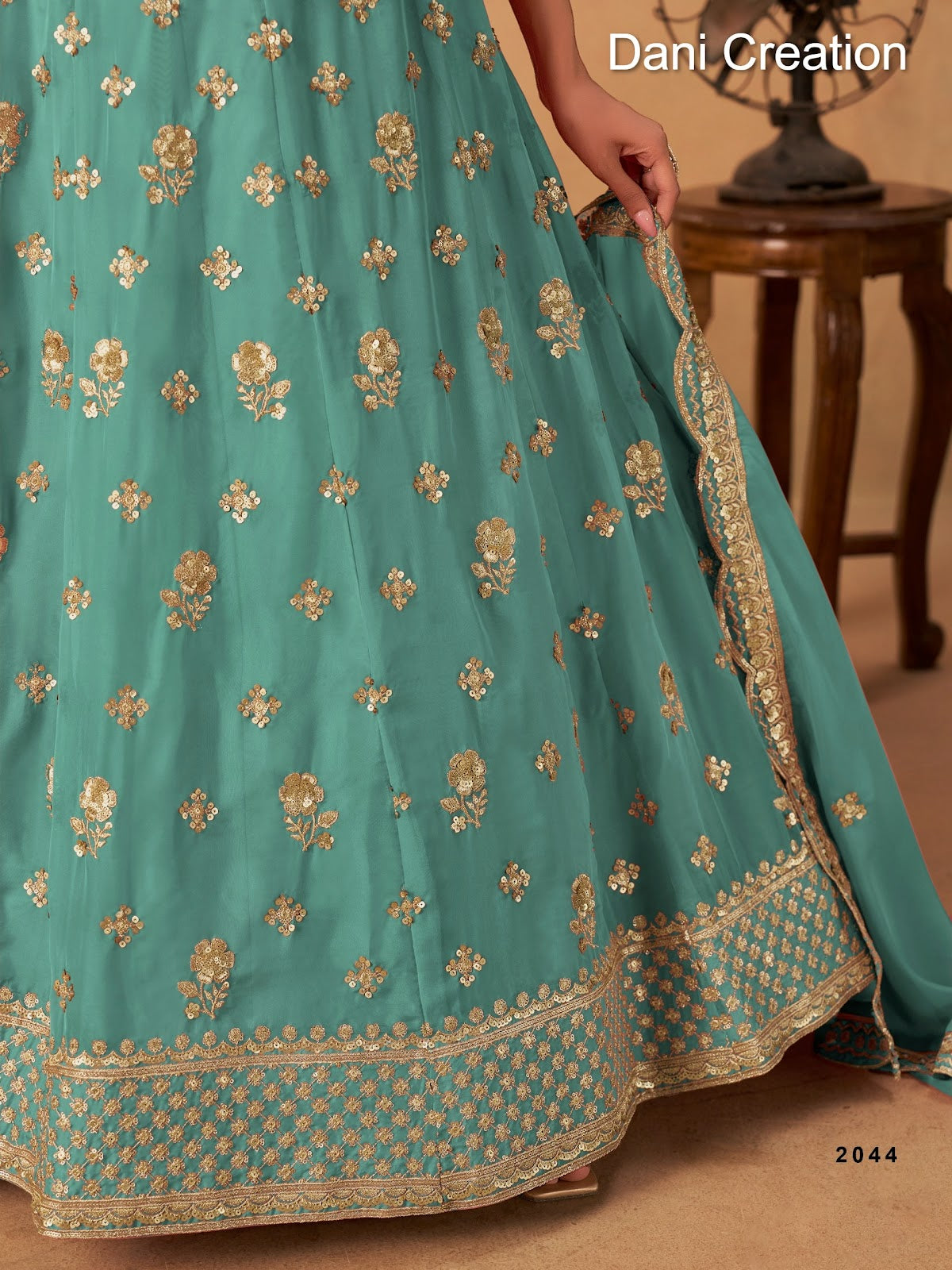 Mehvish Vol 24 Dani Creation Organza Lehenga Choli Wholesaler India