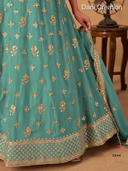 Mehvish Vol 24 Dani Creation Organza Lehenga Choli Wholesaler India