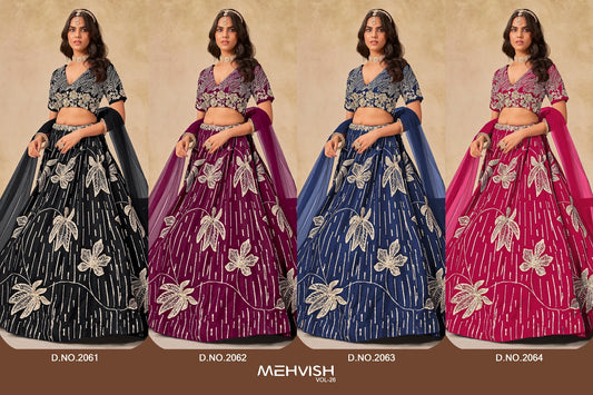 Mehvish Vol 26 Dani Creation Art Silk Lehenga Choli Exporter