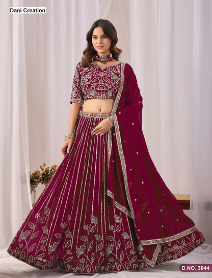 Mehvish Vol 34 Dani Creation Fox Georgette Lehenga Choli Exporter India