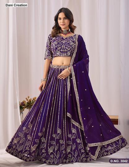 Mehvish Vol 34 Dani Creation Fox Georgette Lehenga Choli Exporter India