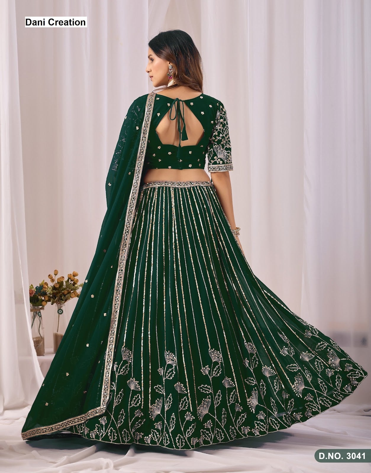 Mehvish Vol 34 Dani Creation Fox Georgette Lehenga Choli Exporter India