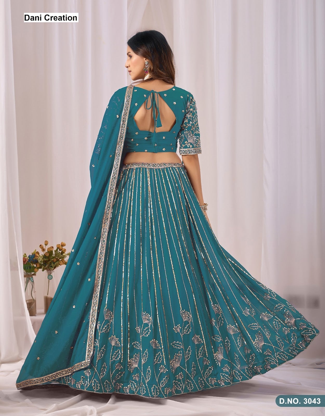 Mehvish Vol 34 Dani Creation Fox Georgette Lehenga Choli Exporter India