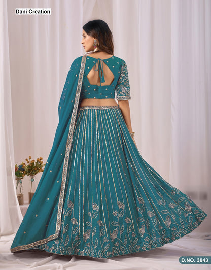 Mehvish Vol 34 Dani Creation Fox Georgette Lehenga Choli Exporter India