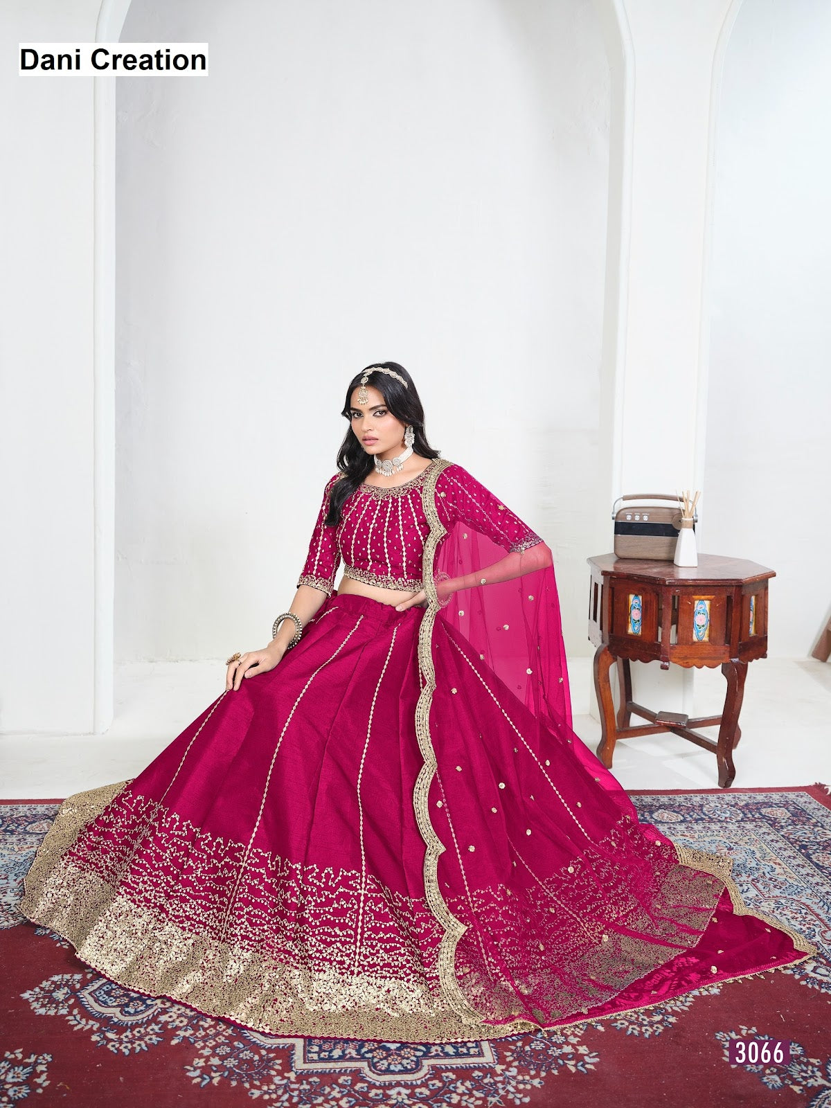 Mehvish Vol 36 Dani Creation Art Silk Lehenga Choli Supplier Ahmedabad