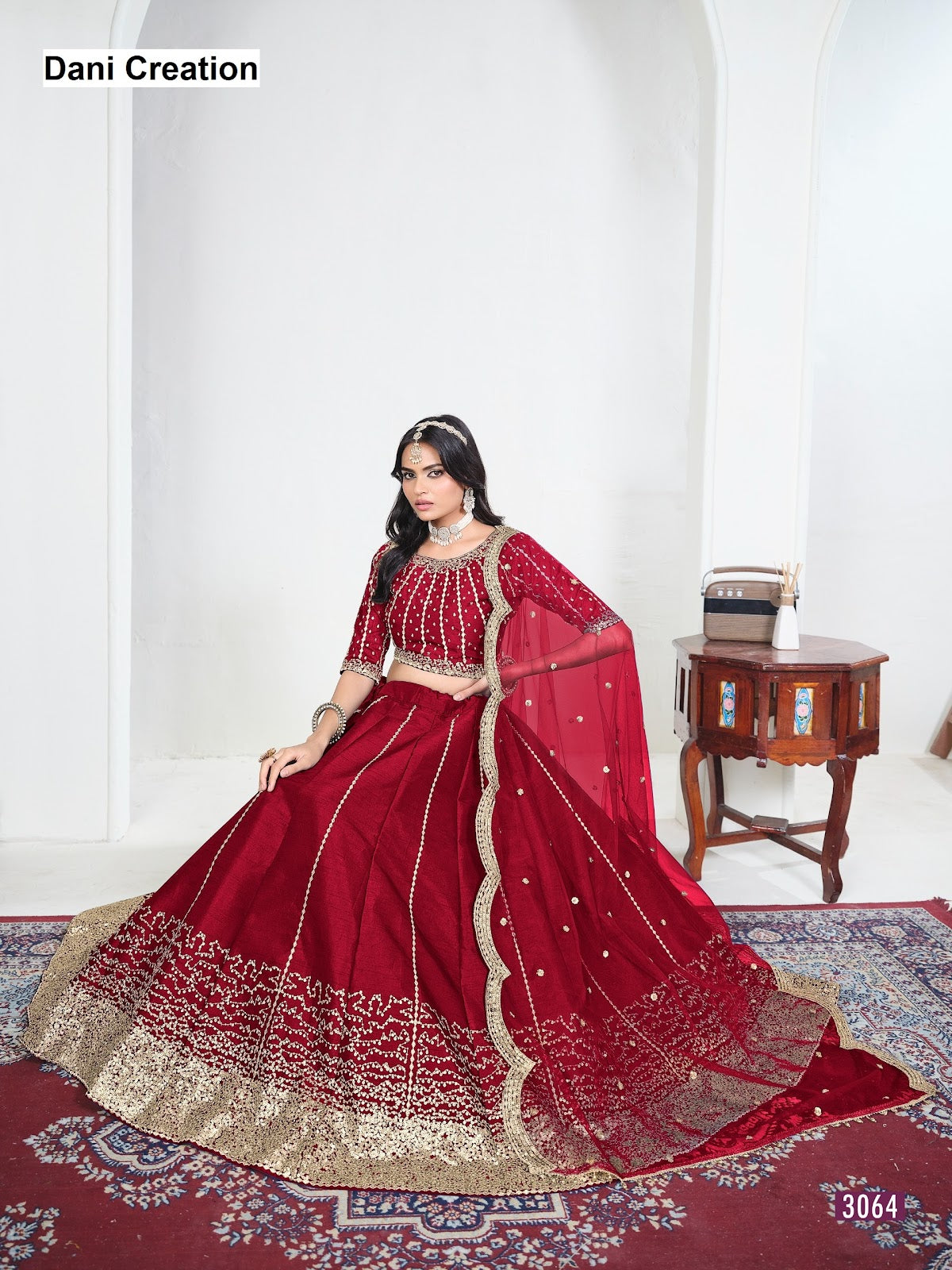 Mehvish Vol 36 Dani Creation Art Silk Lehenga Choli Supplier Ahmedabad
