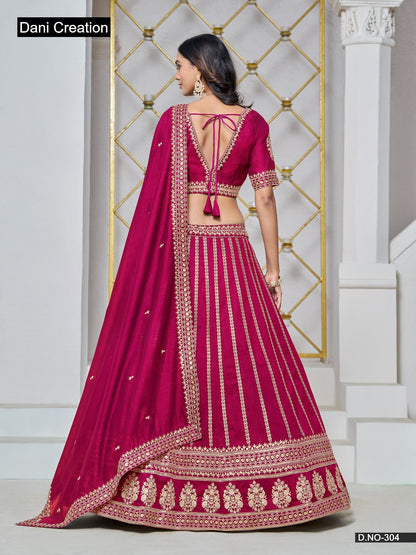 Mehvish Vol 3 Dani Creation Art Silk Lehenga Choli Exporter Ahmedabad