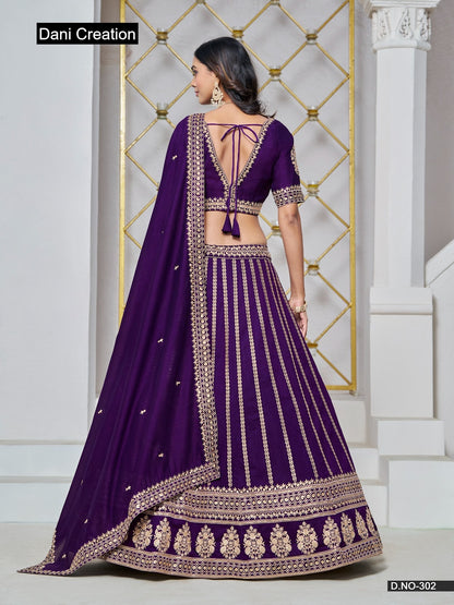 Mehvish Vol 3 Dani Creation Art Silk Lehenga Choli Exporter Ahmedabad