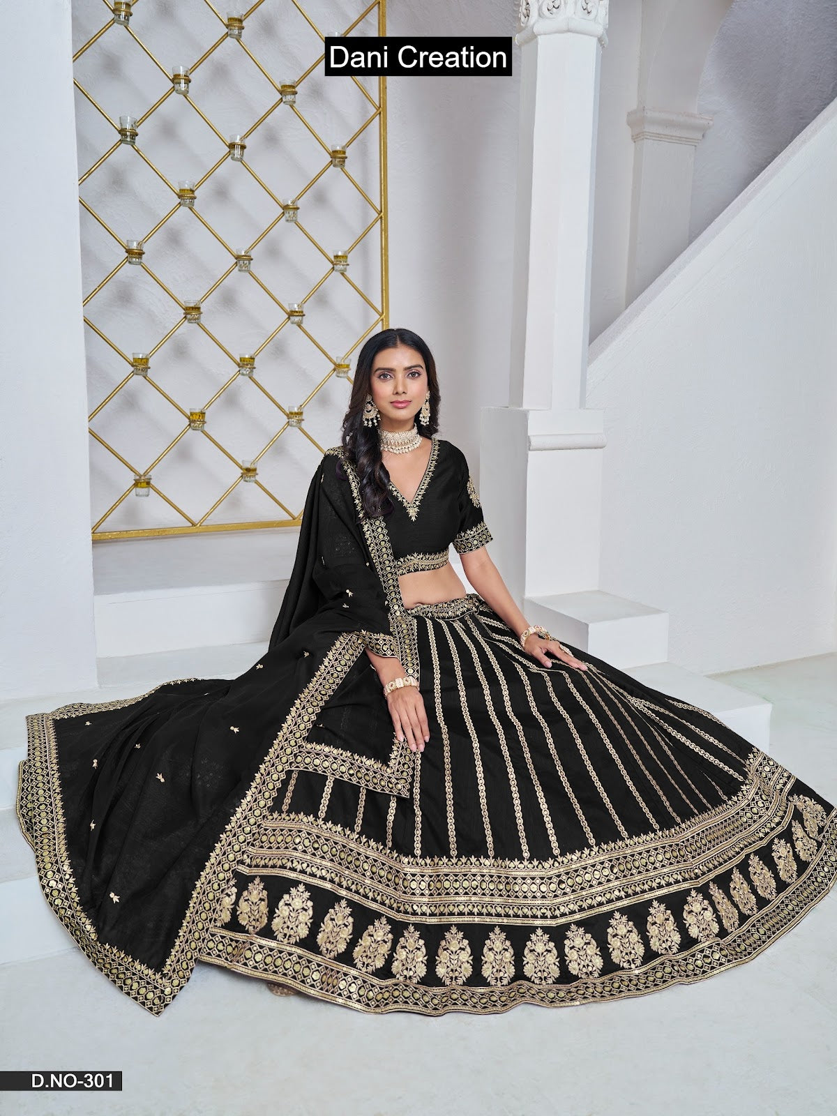 Mehvish Vol 3 Dani Creation Art Silk Lehenga Choli Exporter Ahmedabad