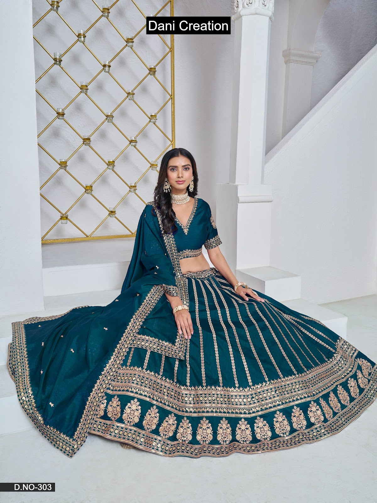 Mehvish Vol 3 Dani Creation Art Silk Lehenga Choli Exporter Ahmedabad