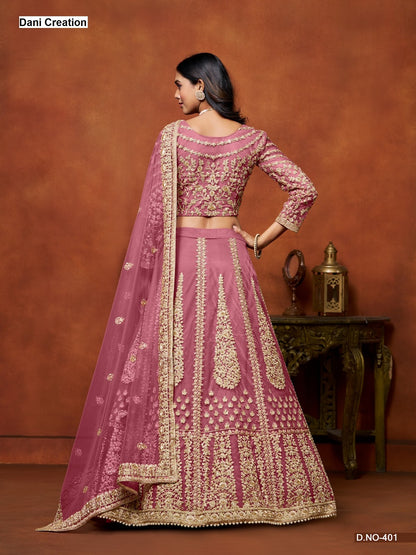 Mehvish Vol 4 Dani Creation Net Lehenga Choli Manufacturer Gujarat