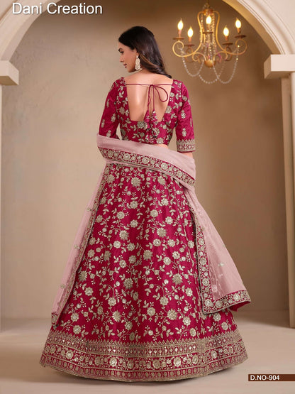 Mehvish Vol 9 Dani Creation Silk Lehenga Choli Wholesale Price
