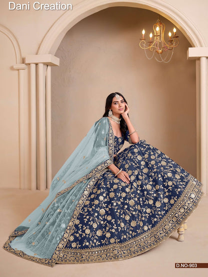 Mehvish Vol 9 Dani Creation Silk Lehenga Choli Wholesale Price