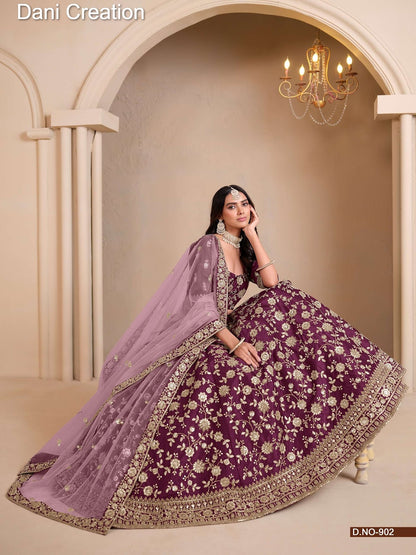 Mehvish Vol 9 Dani Creation Silk Lehenga Choli Wholesale Price