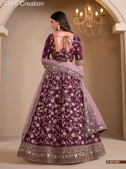 Mehvish Vol 9 Dani Creation Silk Lehenga Choli Wholesale Price