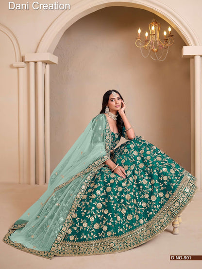 Mehvish Vol 9 Dani Creation Silk Lehenga Choli Wholesale Price