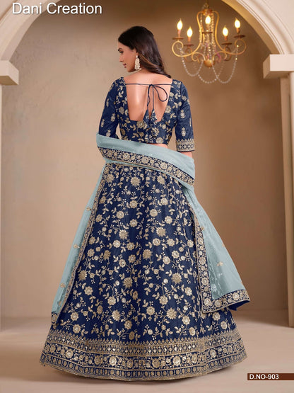 Mehvish Vol 9 Dani Creation Silk Lehenga Choli Wholesale Price