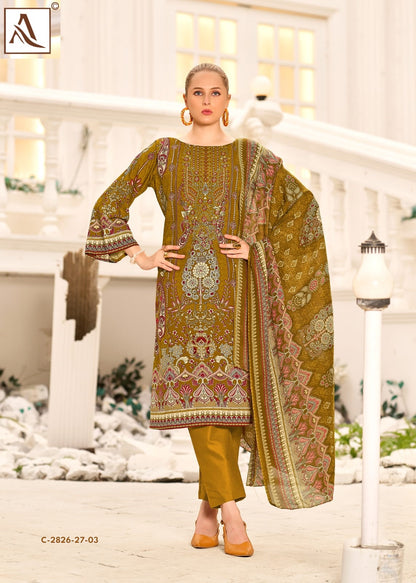 Mehwish Edition 3 Alok Viscose Reyon Karachi Salwar Suits Wholesale