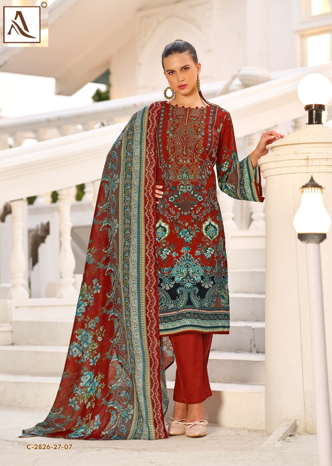 Mehwish Edition 3 Alok Viscose Reyon Karachi Salwar Suits Wholesale