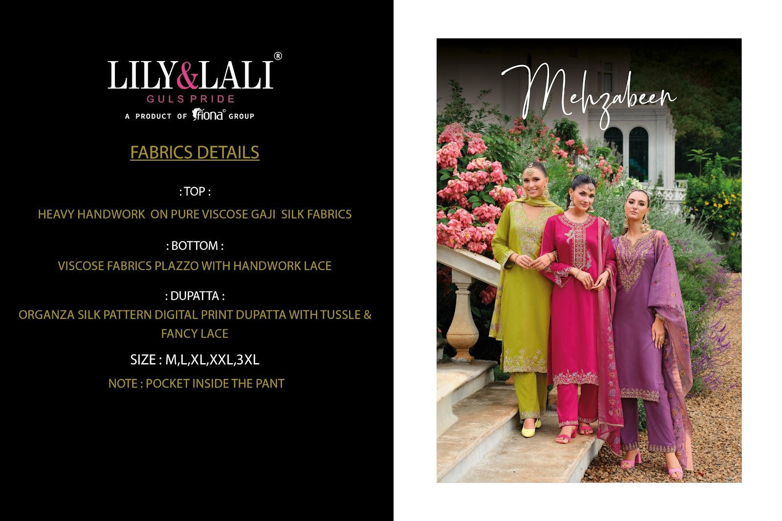 Mehzabeen Lily Lali Gaji Silk Readymade Pant Style Suits Manufacturer Ahmedabad