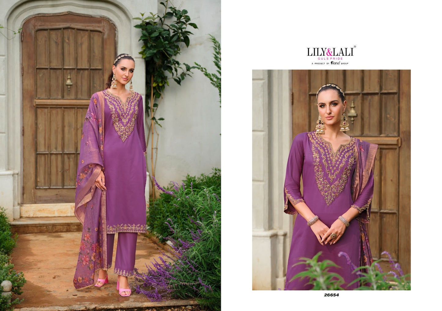 Mehzabeen Lily Lali Gaji Silk Readymade Pant Style Suits Manufacturer Ahmedabad