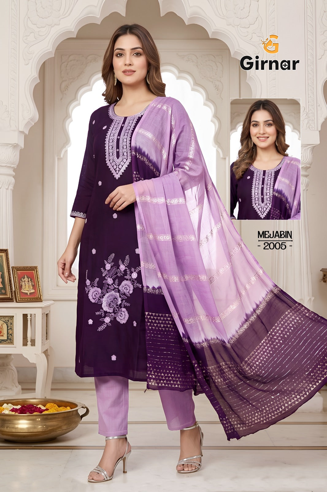 Mejabin Vol 2 Girnar Vertican Readymade Pant Style Suits Wholesale Price