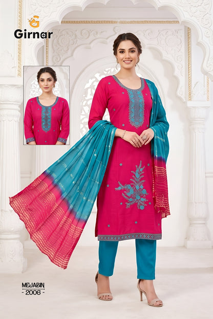 Mejabin Vol 2 Girnar Vertican Readymade Pant Style Suits Wholesale Price
