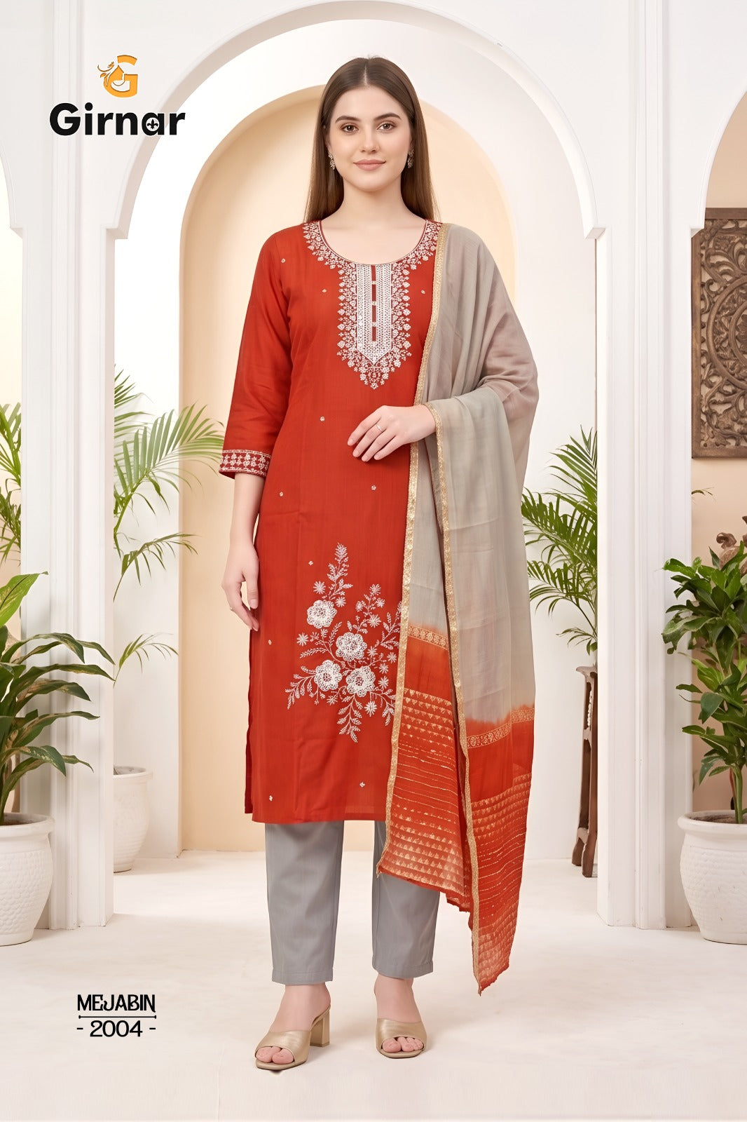 Mejabin Vol 2 Girnar Vertican Readymade Pant Style Suits Wholesale Price