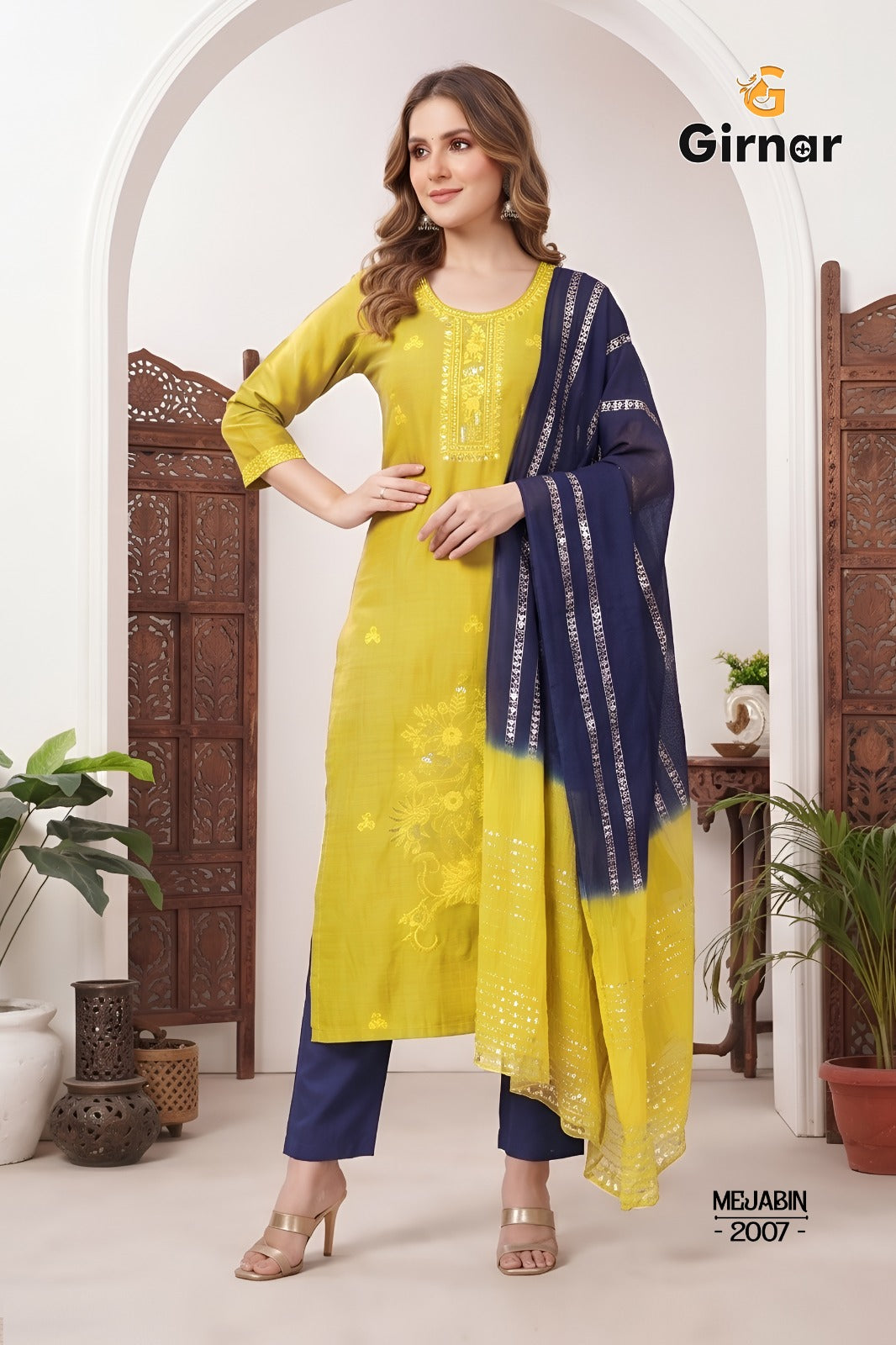 Mejabin Vol 2 Girnar Vertican Readymade Pant Style Suits Wholesale Price