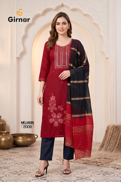 Mejabin Vol 2 Girnar Vertican Readymade Pant Style Suits Wholesale Price