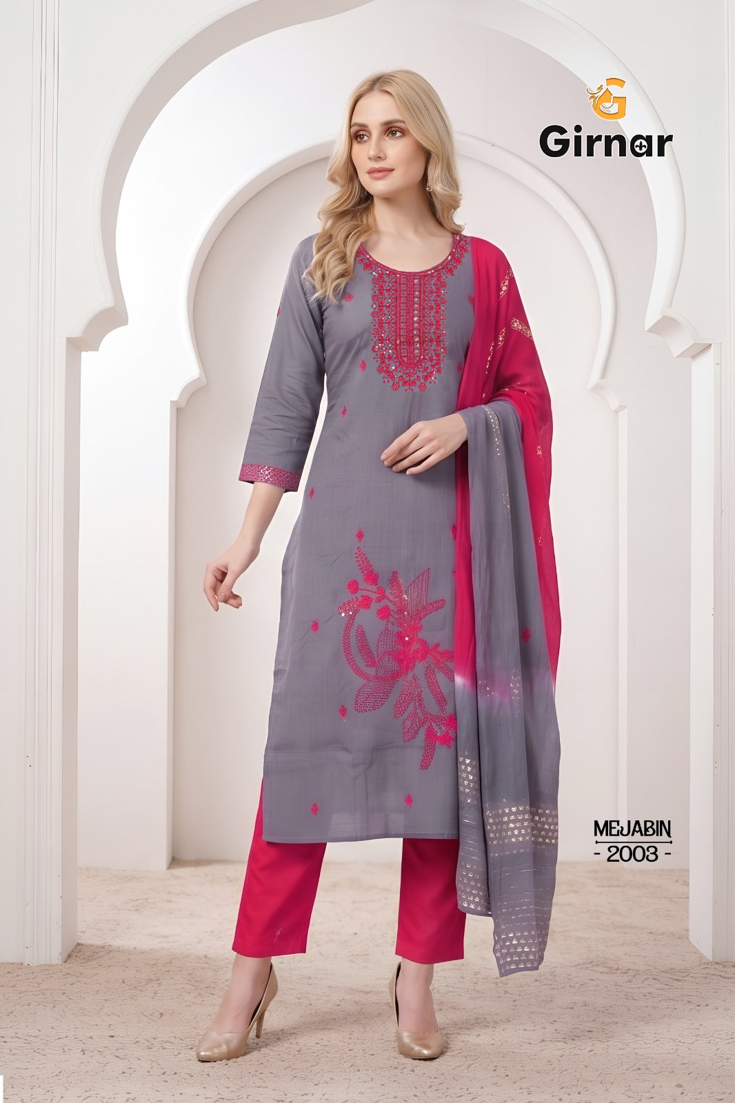 Mejabin Vol 2 Girnar Vertican Readymade Pant Style Suits Wholesale Price