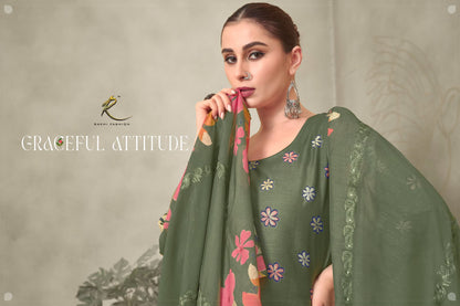 Melboure Dreams 73483 Rakhi Fashion Bemberg Pant Style Suits Supplier Ahmedabad