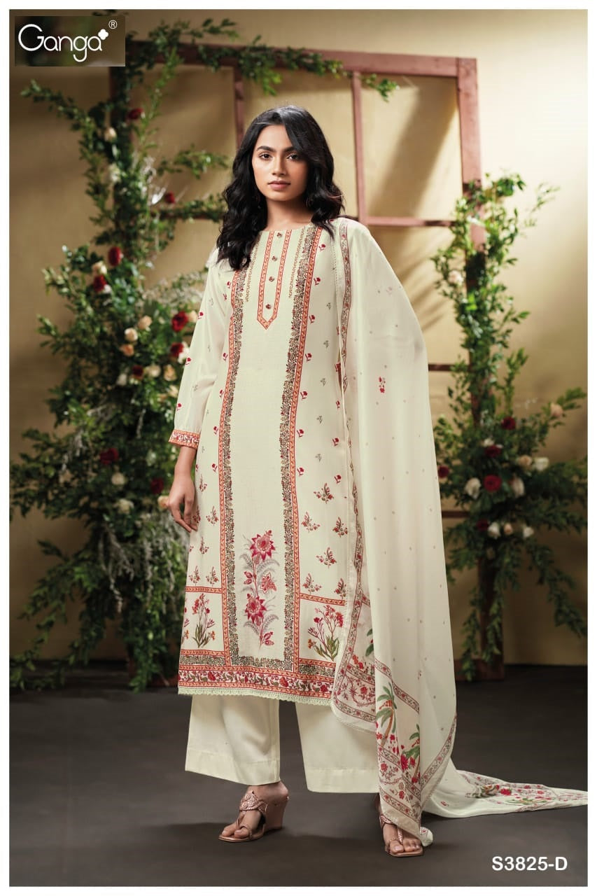 Melfey 3825 Ganga Premium Bemberg Plazzo Style Suits Wholesale Rate