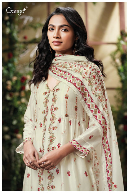 Melfey 3825 Ganga Premium Bemberg Plazzo Style Suits Wholesale Rate