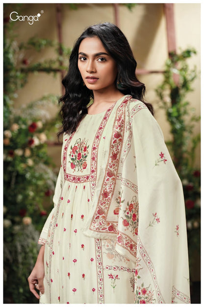 Melfey 3825 Ganga Premium Bemberg Plazzo Style Suits Wholesale Rate