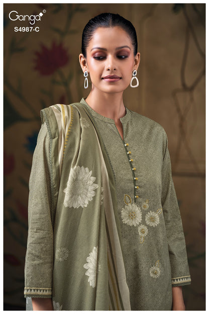 Meliora S4987 Ganga Cotton Plazzo Style Suits Manufacturer