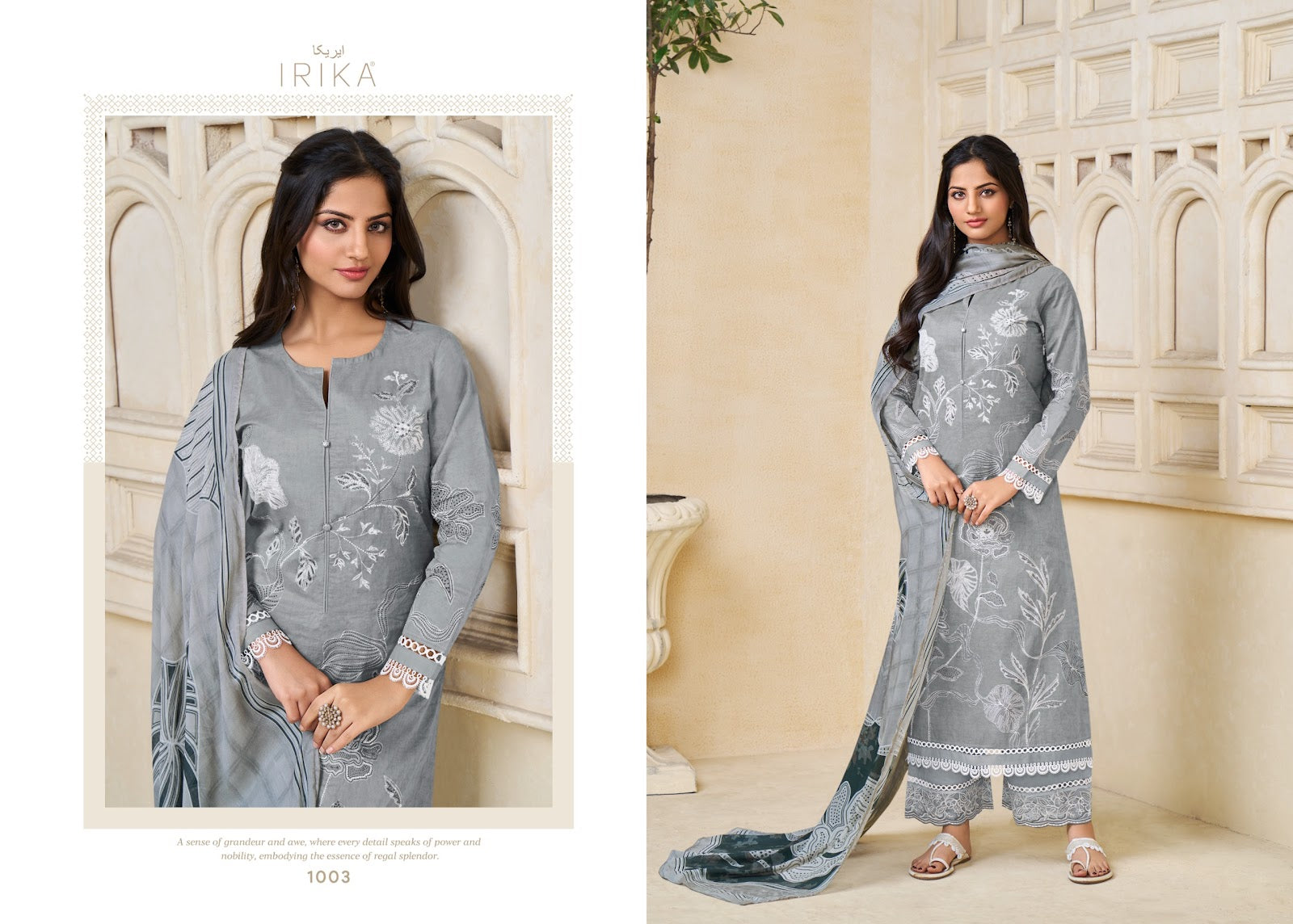 Mellory Irika Organdy Plazzo Style Suits Supplier Ahmedabad