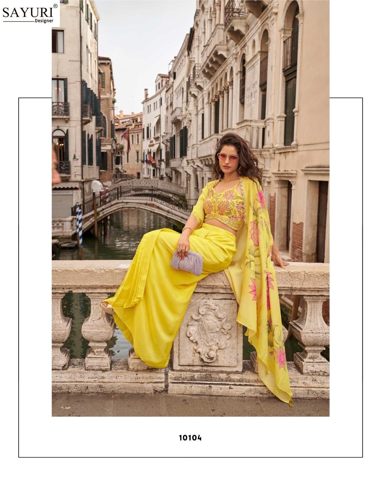 Melodi Sayuri Silk Indo Western Pair Wholesale Price