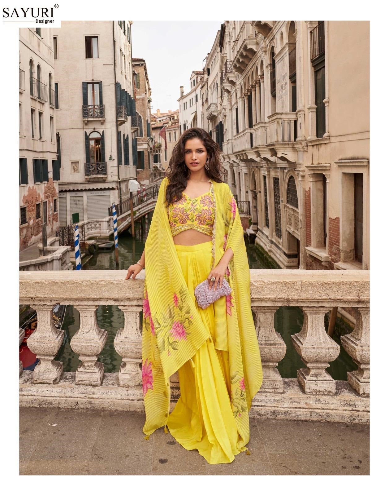 Melodi Sayuri Silk Indo Western Pair Wholesale Price