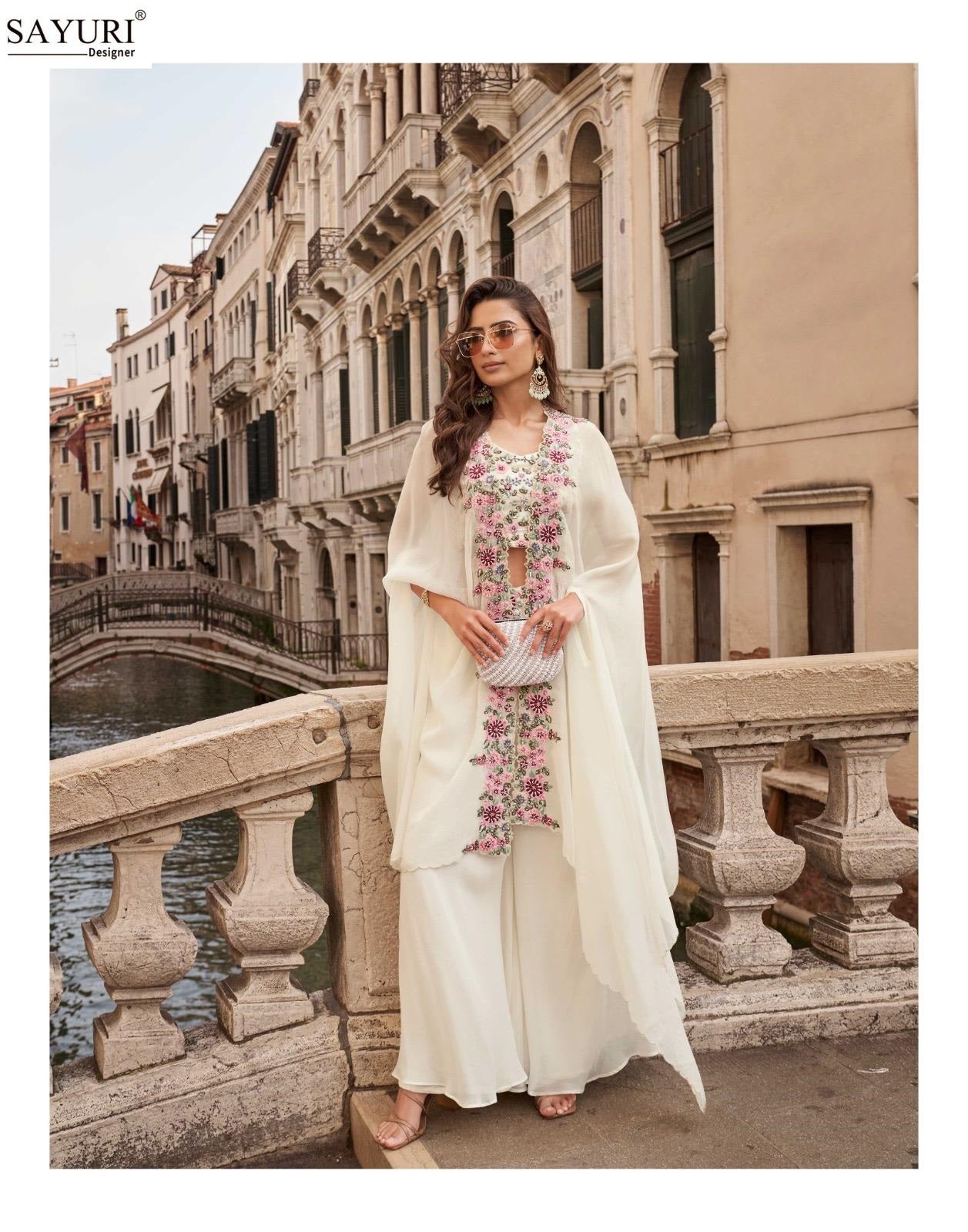 Melodi Sayuri Silk Indo Western Pair Wholesale Price