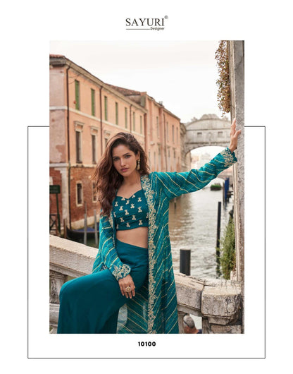 Melodi Sayuri Silk Indo Western Pair Wholesale Price