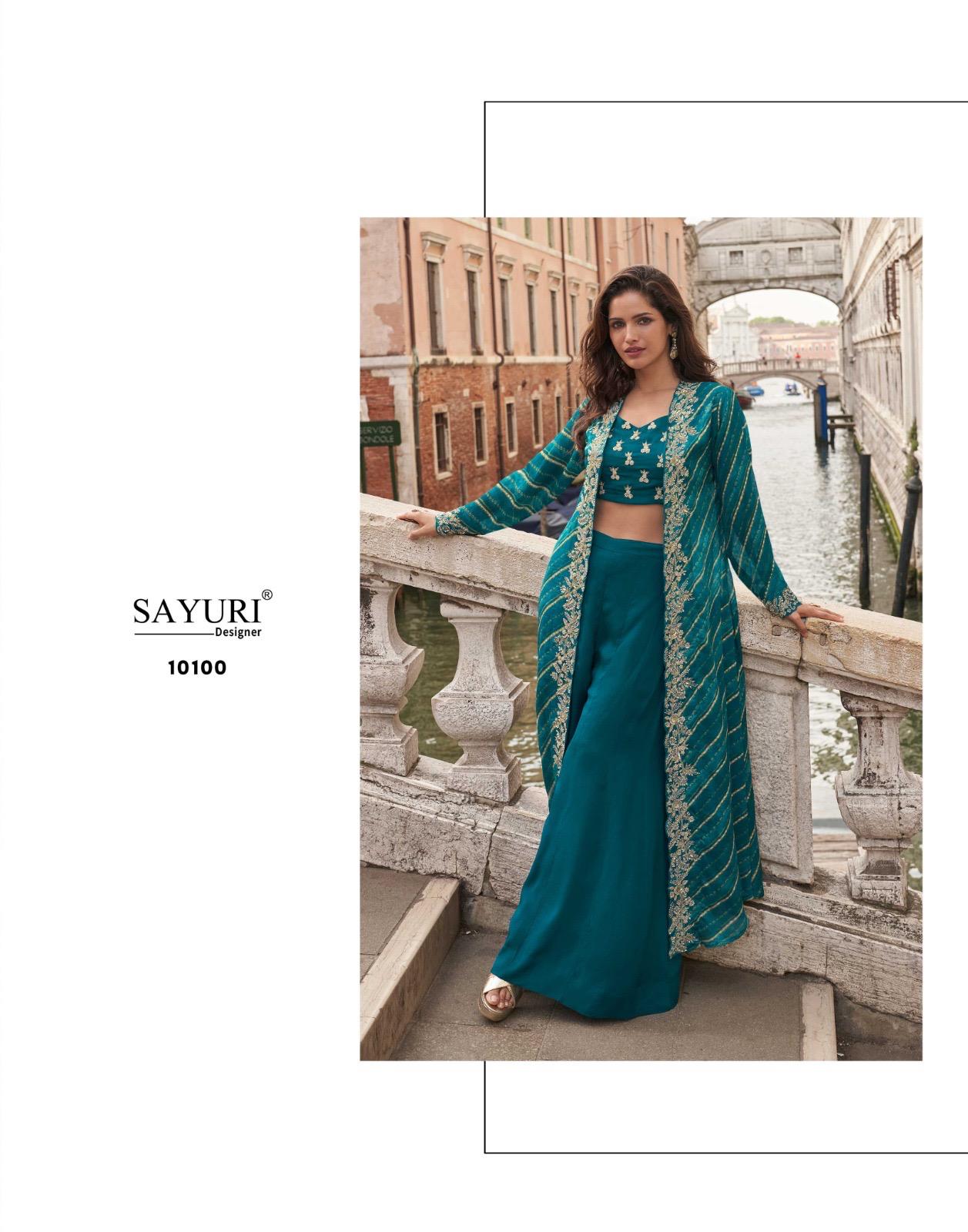 Melodi Sayuri Silk Indo Western Pair Wholesale Price
