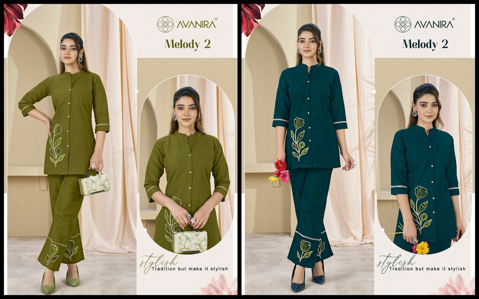 Melody 2 Avanira Cotton Co Ord Set Manufacturer Gujarat