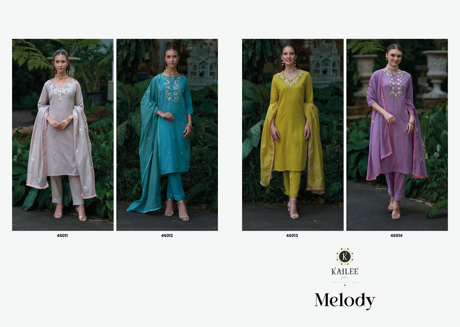 Melody Kailee Fashion Readymade Cotton Pant Suits Supplier Gujarat