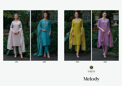 Melody Kailee Fashion Readymade Cotton Pant Suits Supplier Gujarat