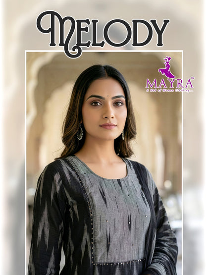 Melody Mayra Cotton Readymade Pant Style Suits Exporter