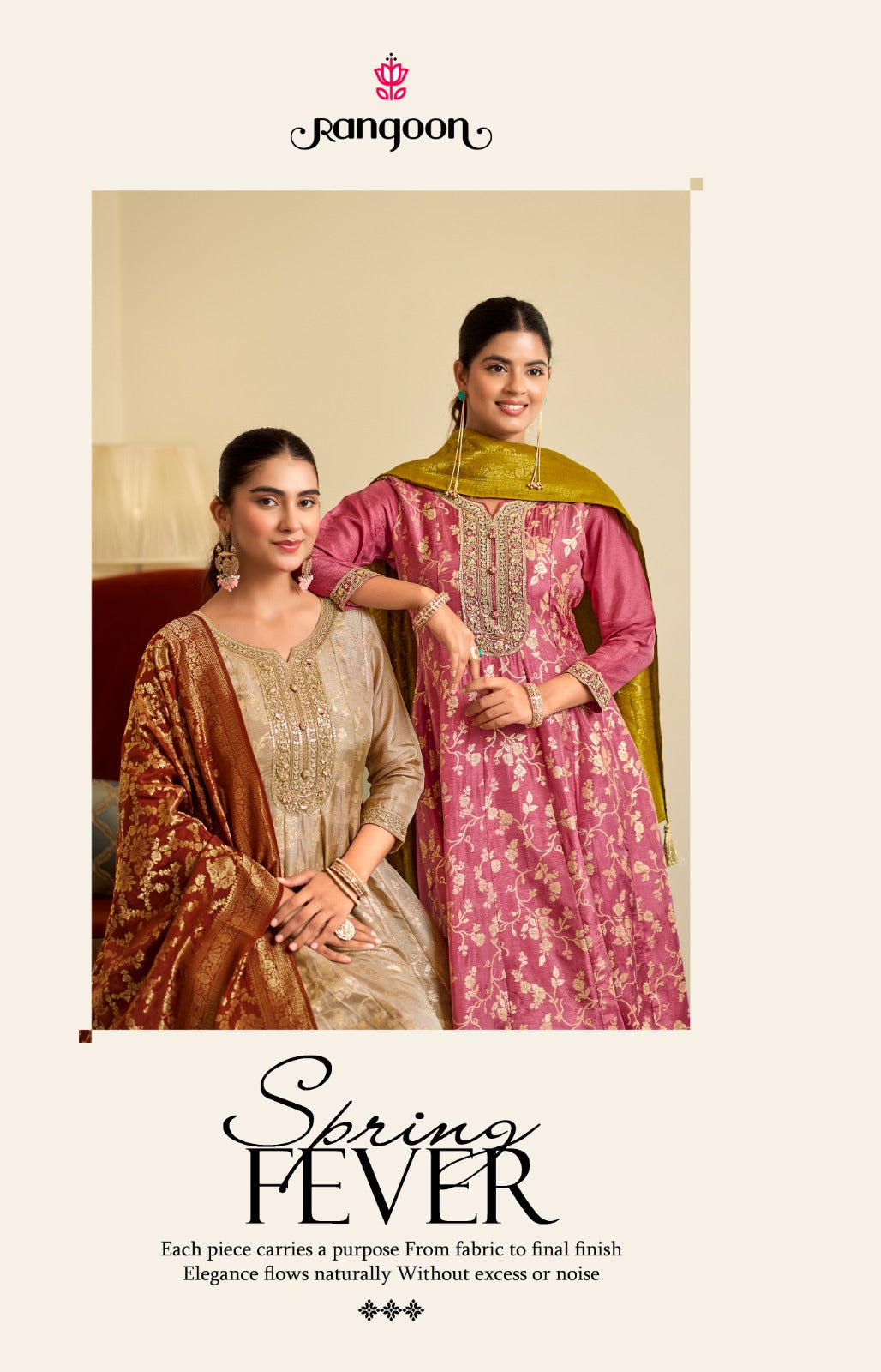 Melody Rangoon Russian Readymade Anarkali Suits Manufacturer