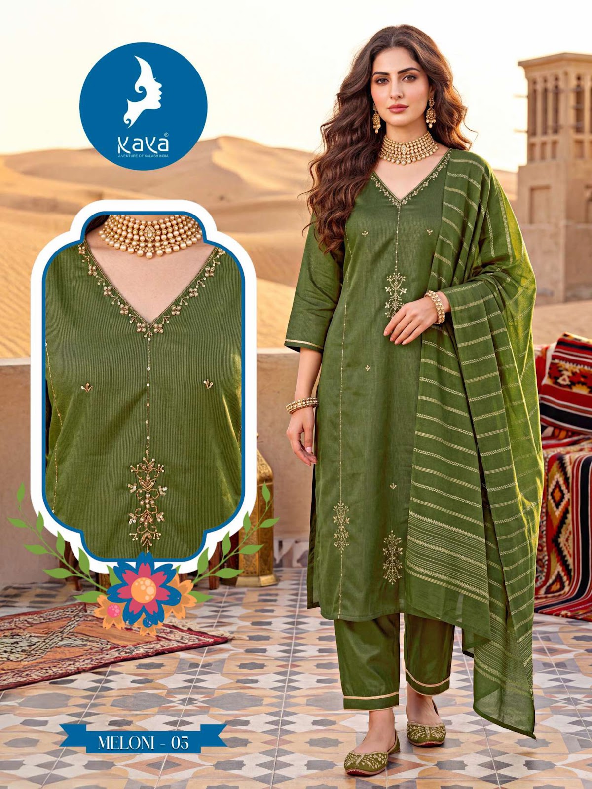 Meloni Kaya Shimmer Readymade Pant Style Suits Manufacturer Gujarat
